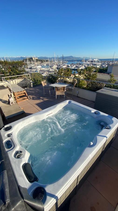 Penthouse vue mer et jacuzzi privé Antibes Exterior foto